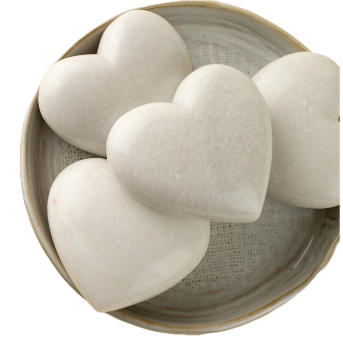 White Marble Heart