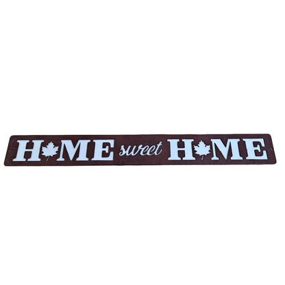 White Metal Backer for Home Sweet Home Sign