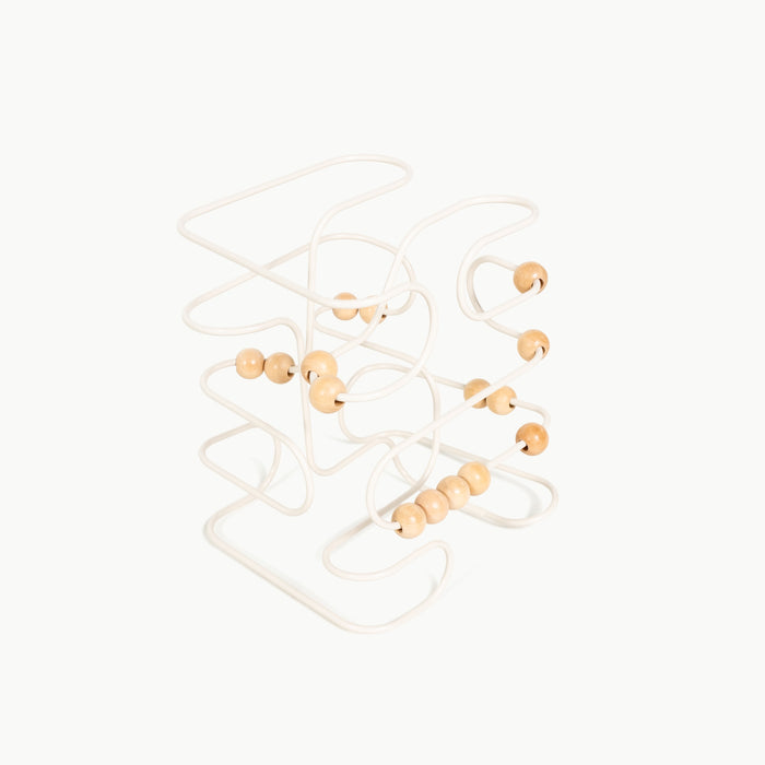 Ivory (on sale) / Square@Thoughtfully designed bead maze for fine motor play and exploration