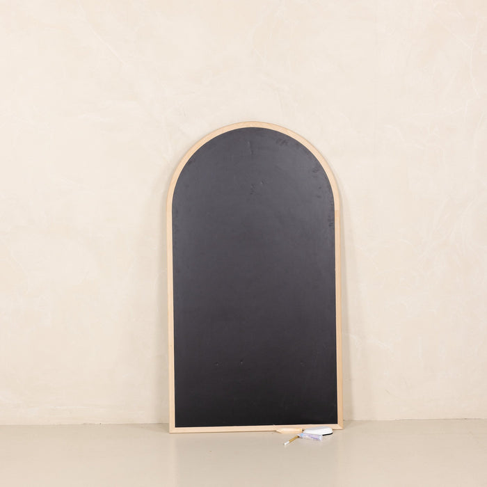 Beech@chalkboard side of the arched chalkboard