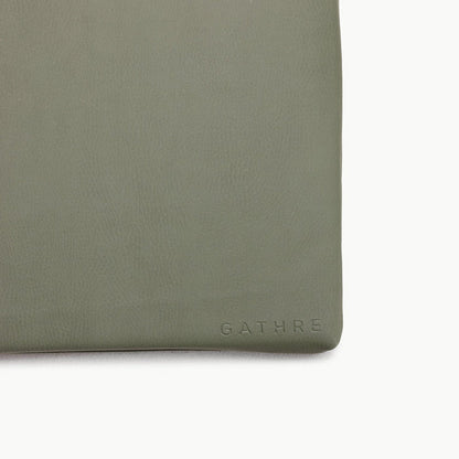 Thyme / Square@Gathre deboss on the Thyme Padded Mini Square