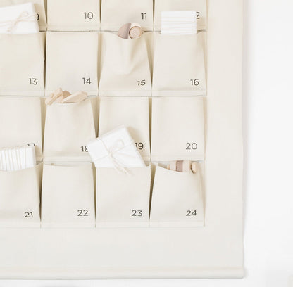 Ivory@Deboss detail of the Small Ivory Advent Calendar