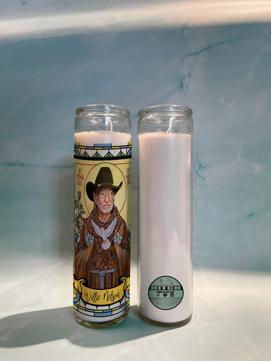 Willie Nelson Original Prayer Candle