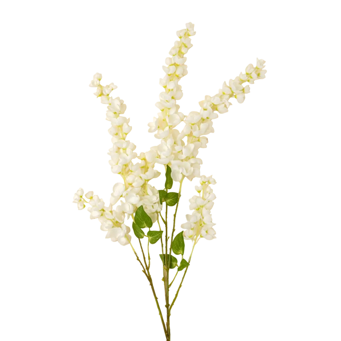 Wisteria Cascade in White