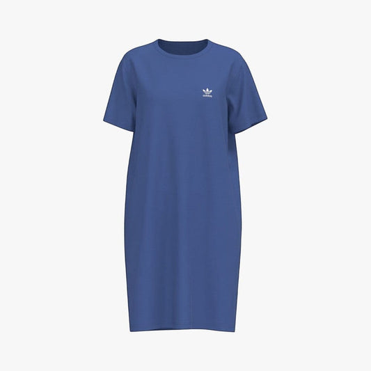 Adidas Womens Short Sleeve Tref Dress Blue | Adidas